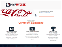 Tablet Screenshot of pimpmydesk.org